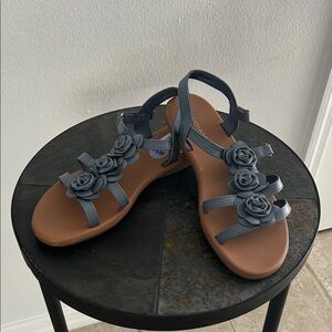 SANDALS.  NWT Blue/Gray Sandals